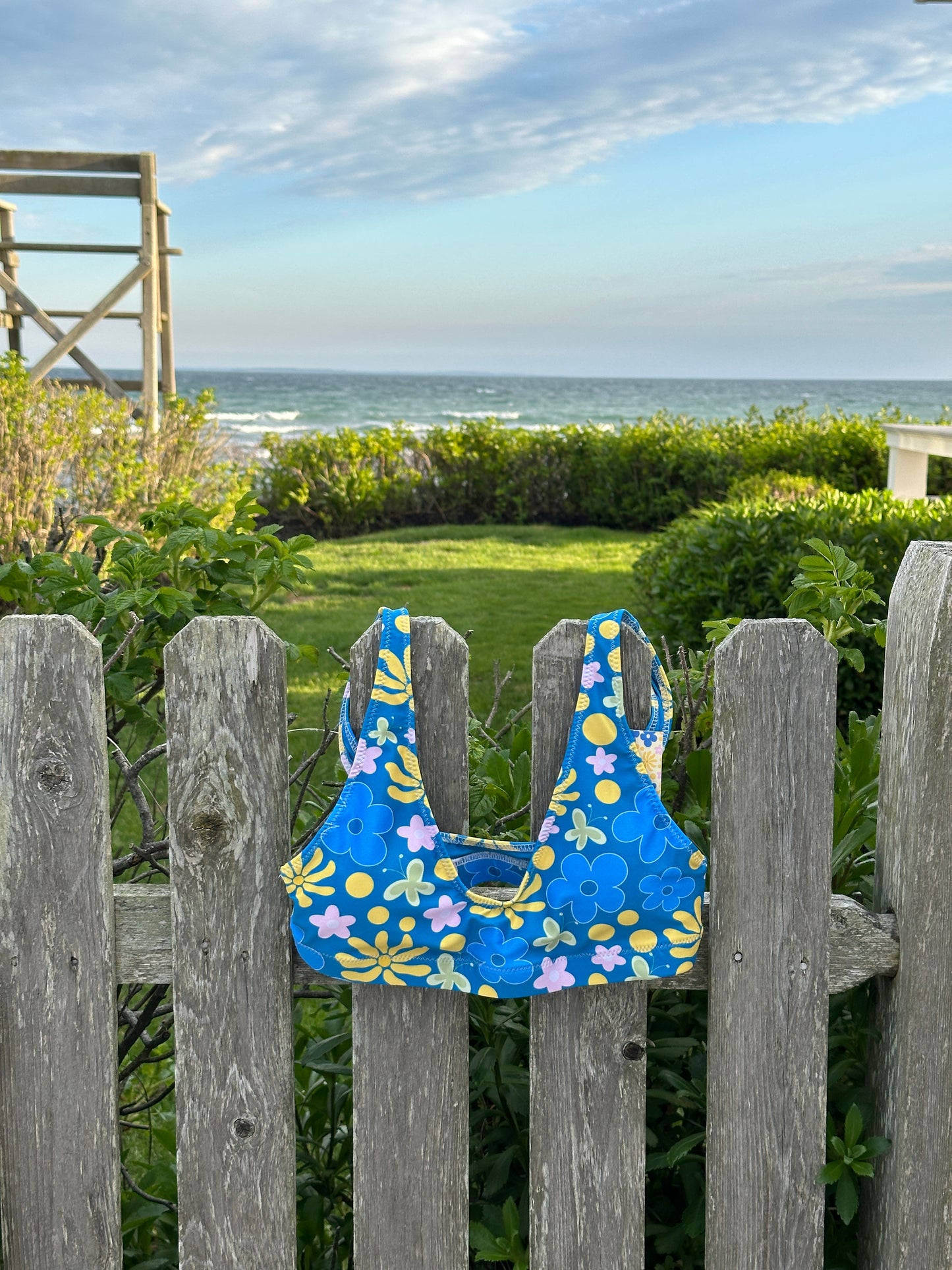 Summer Citrus High Waisted Top