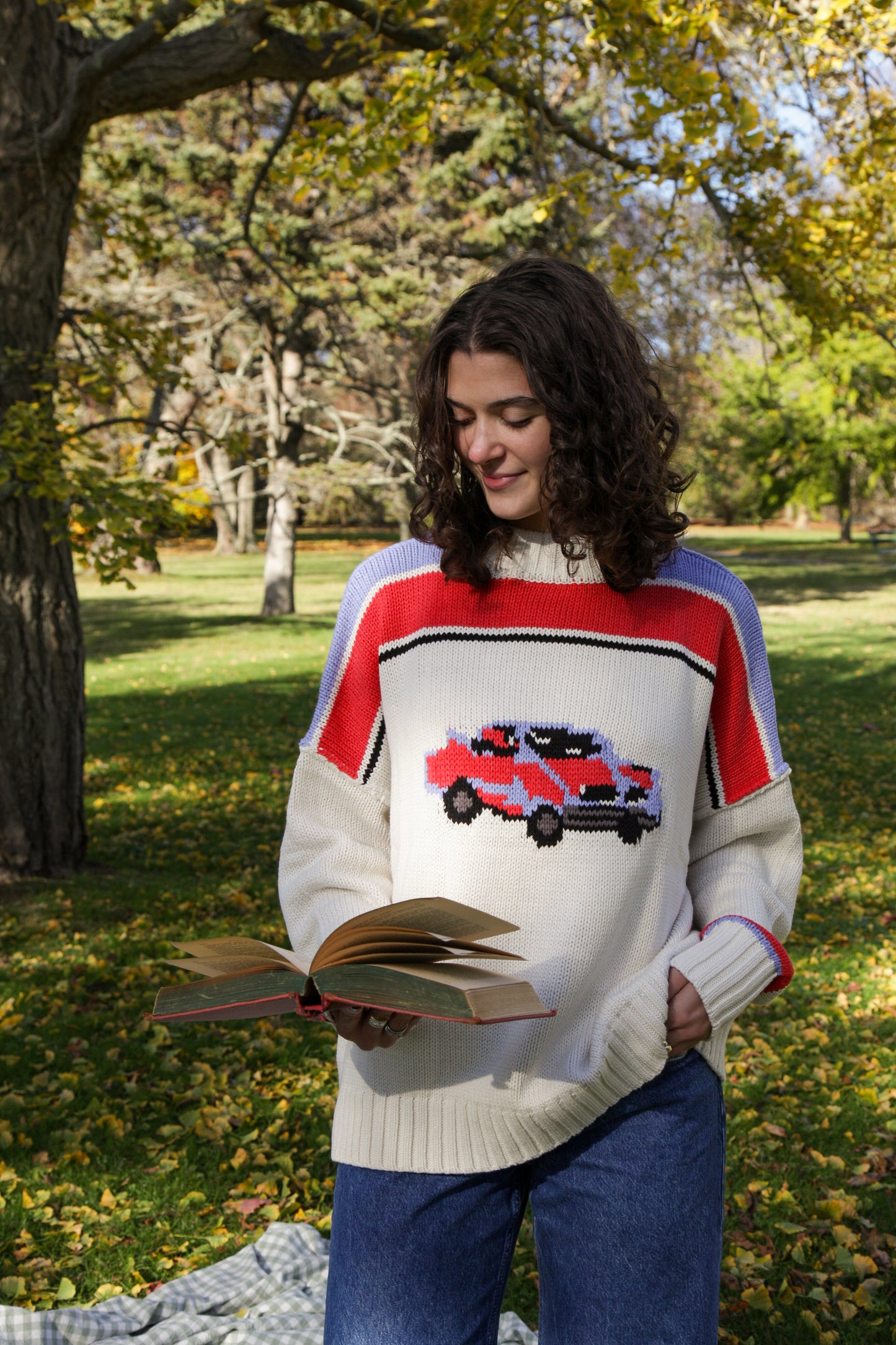 Vintage Auto Sweater