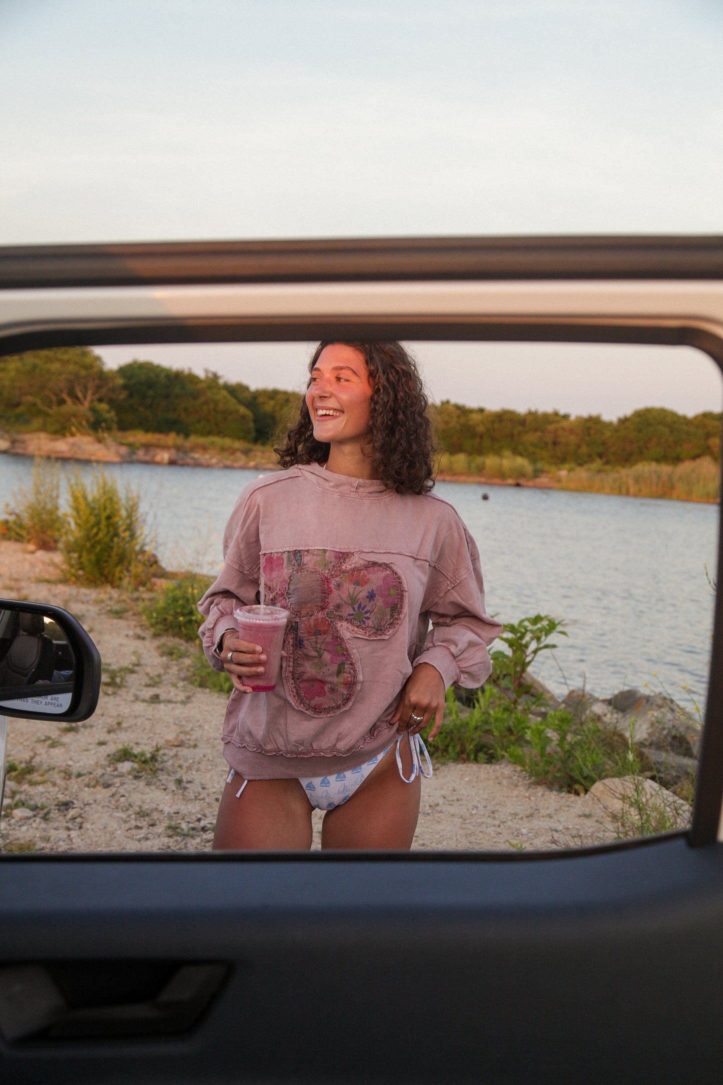 Sunset Flower Hoodie