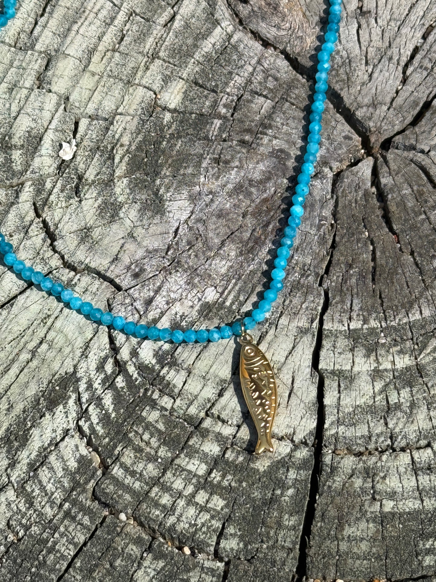 Gold Filled Fish Necklace