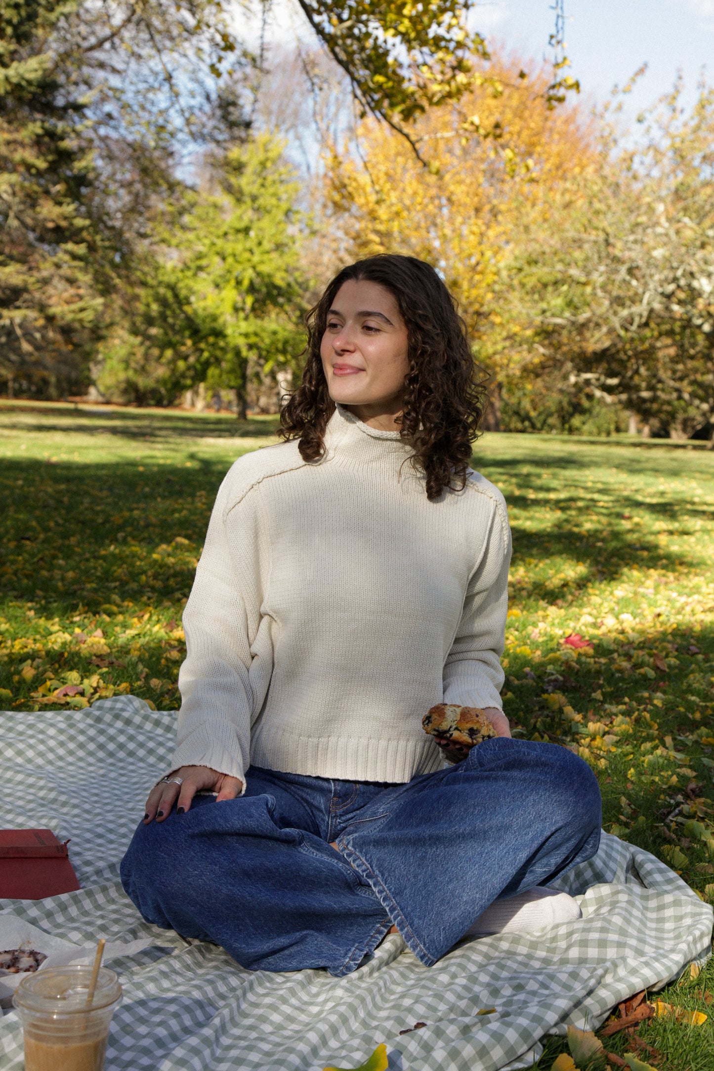 Oatmeal Mockneck Sweater