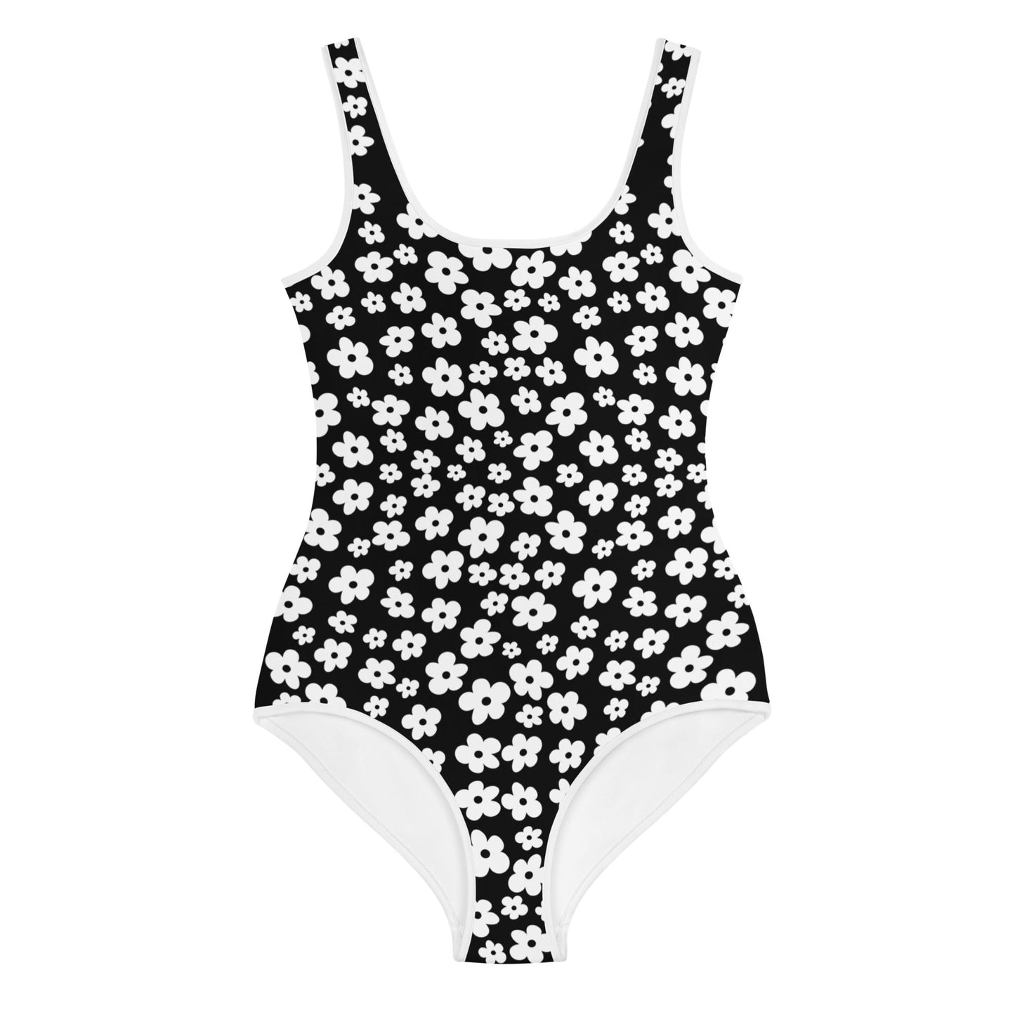 Fourth of July Flower Youth One Piece Swim Suit