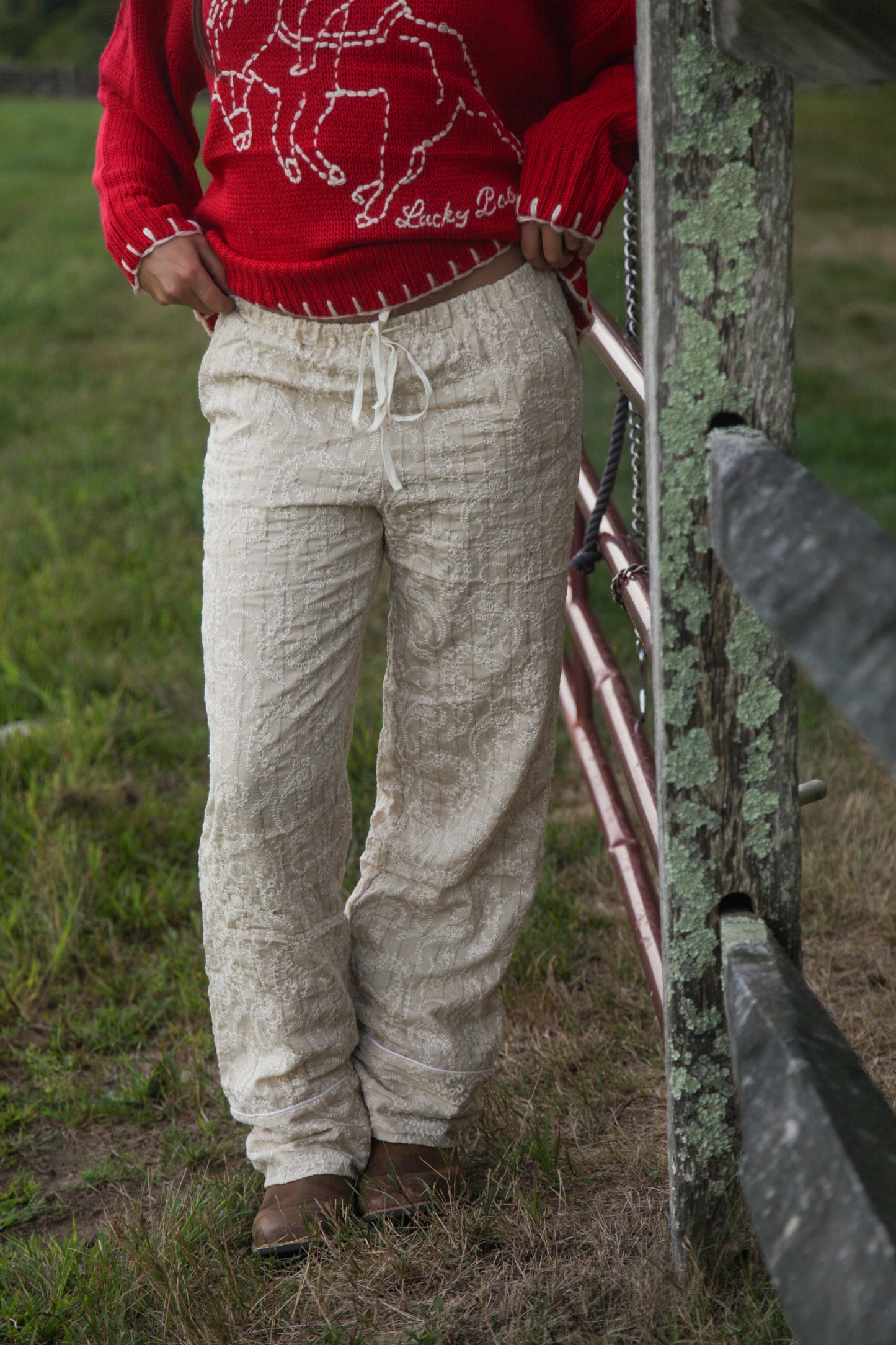 Lucky Baby Stitched Sweater