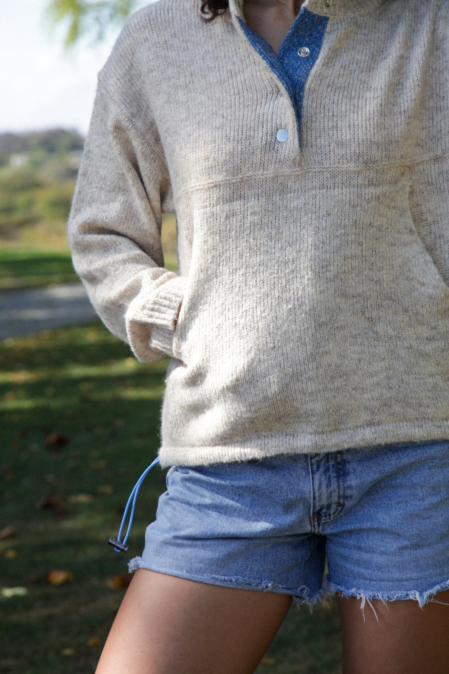 Graham Quarter Button Sweater