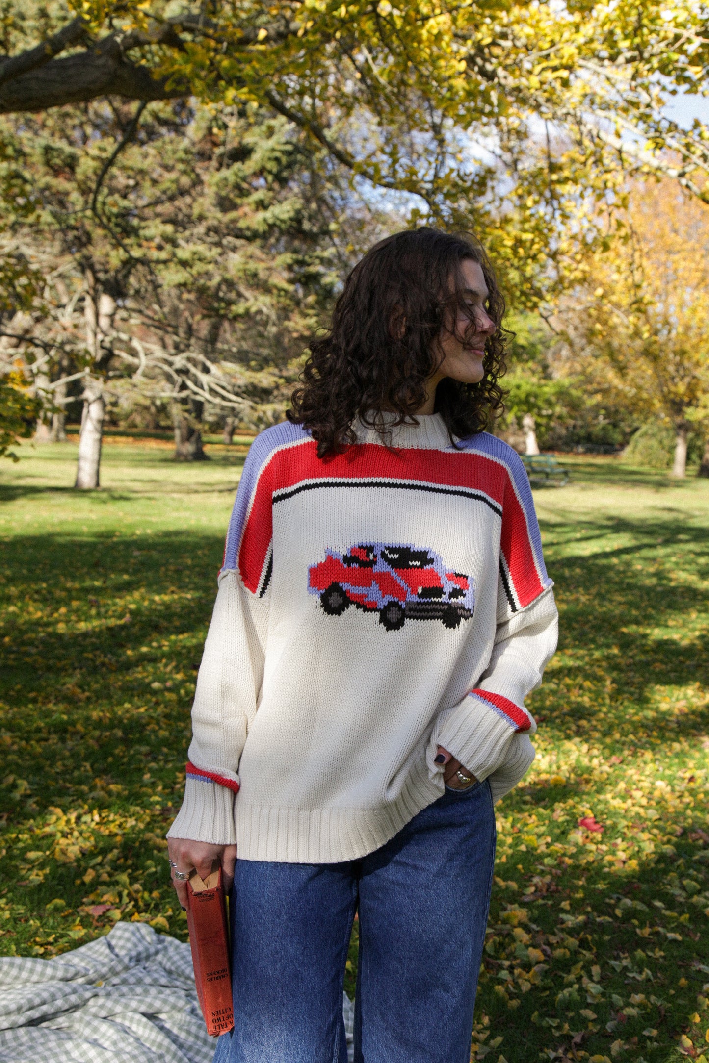 Vintage Auto Sweater