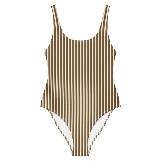 Striped Coconut One Piece