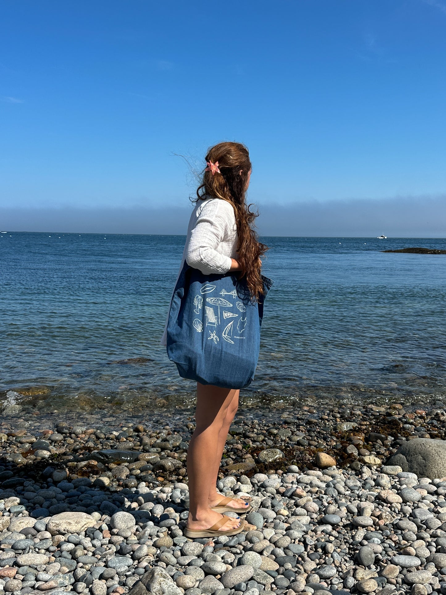 The Newport Beach Club Jean Tote