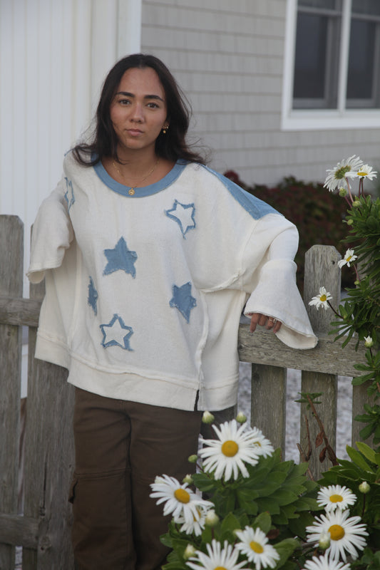 Star Patch Sweater