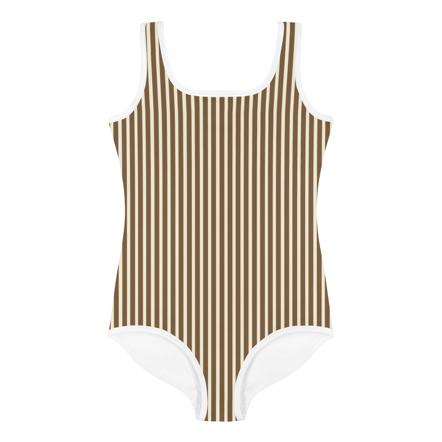 Striped Coconut One Piece Swim Suit Kids