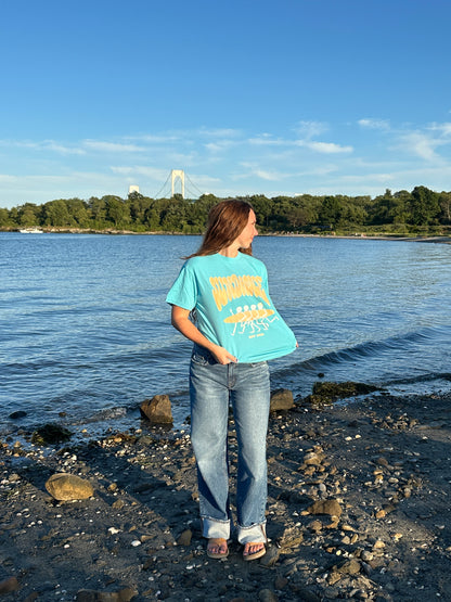 Surf Local Tee in Orange