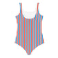 Fourth of July Striped Kids One Piece Swim Suit