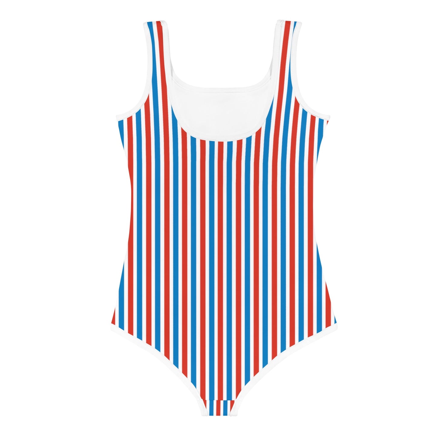 Fourth of July Striped Kids One Piece Swim Suit