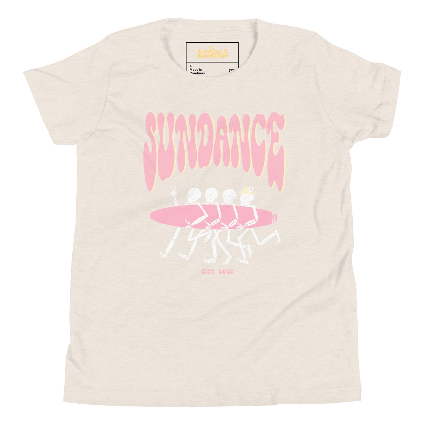 Surf Local Tee in Pink Kids