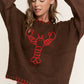 Stitched Lobster Sweater ￼