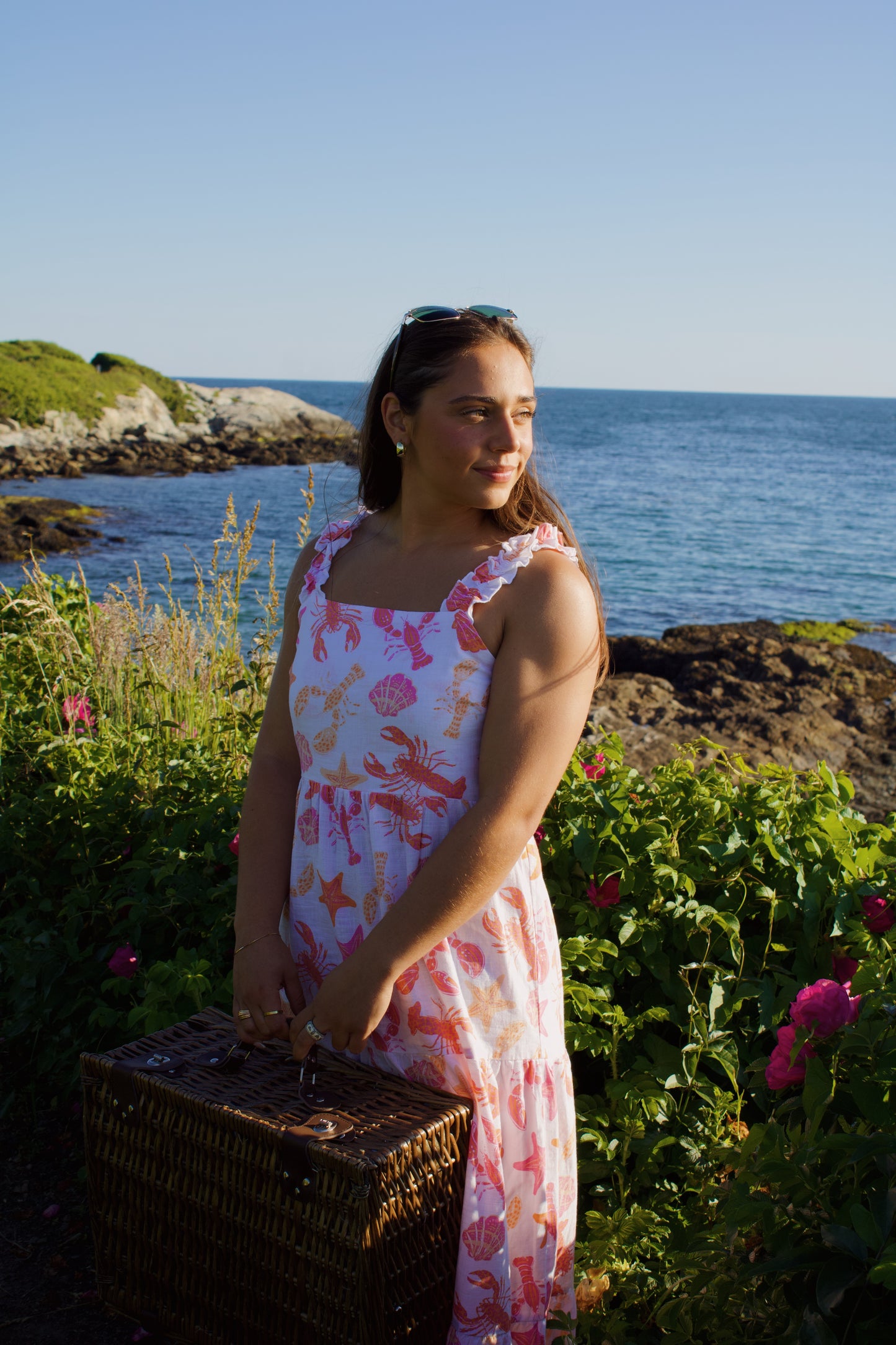 Coastal Coral Dress