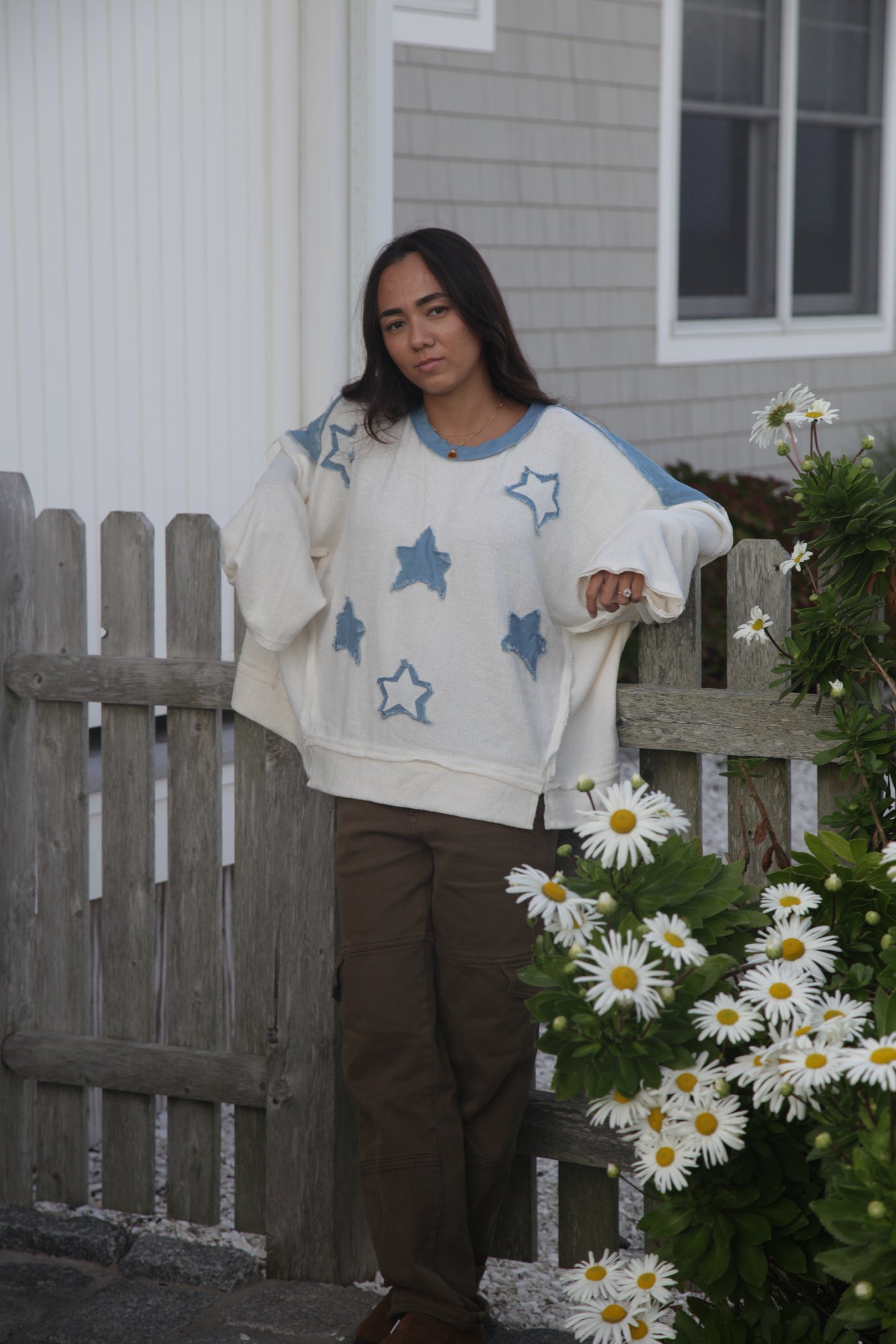 Star Patch Sweater