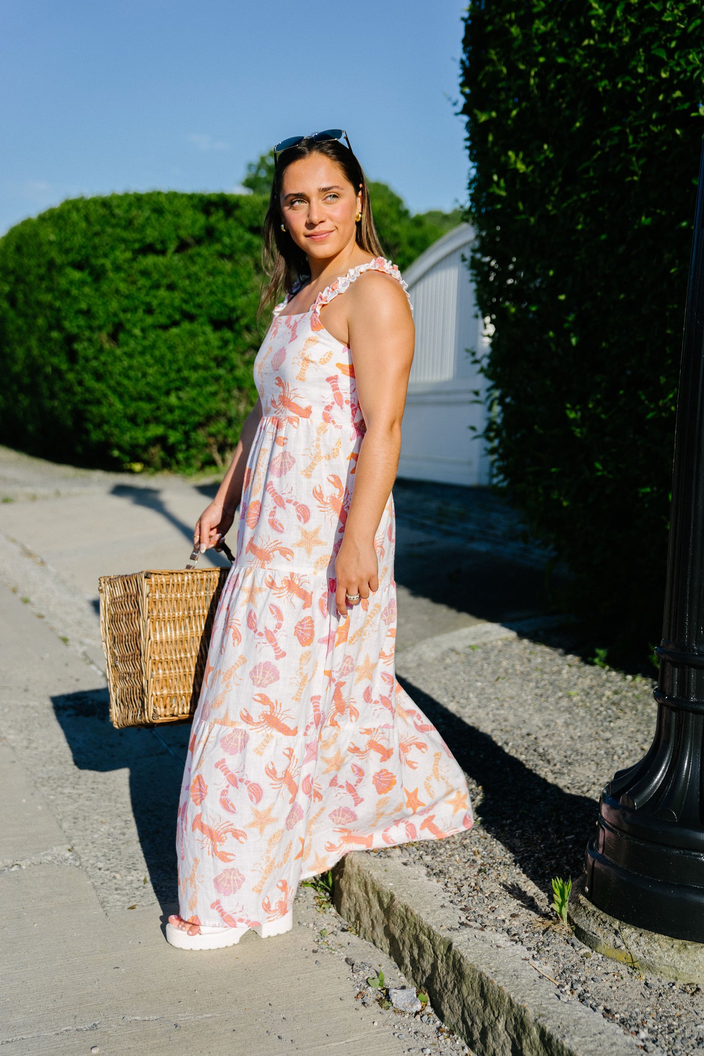 Coastal Coral Dress