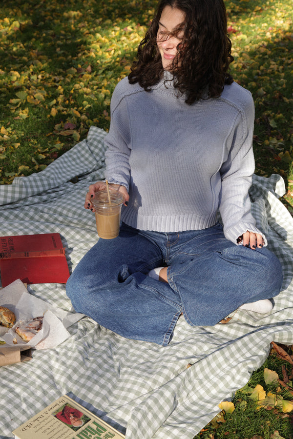 Earl Gray Mockneck Sweater