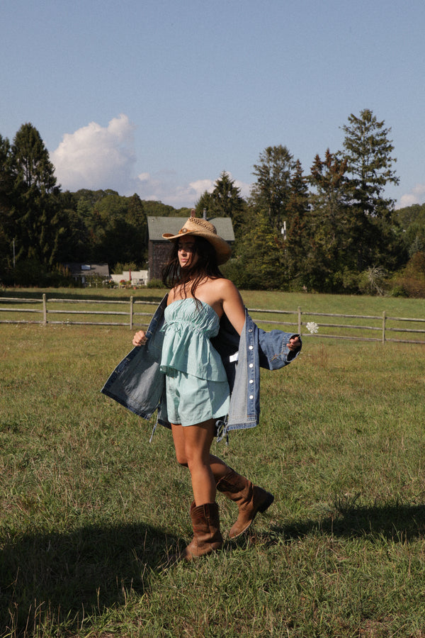 Poplin Striped Shorts