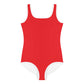 Fourth of July Block Color Kids One Piece Swim Suit
