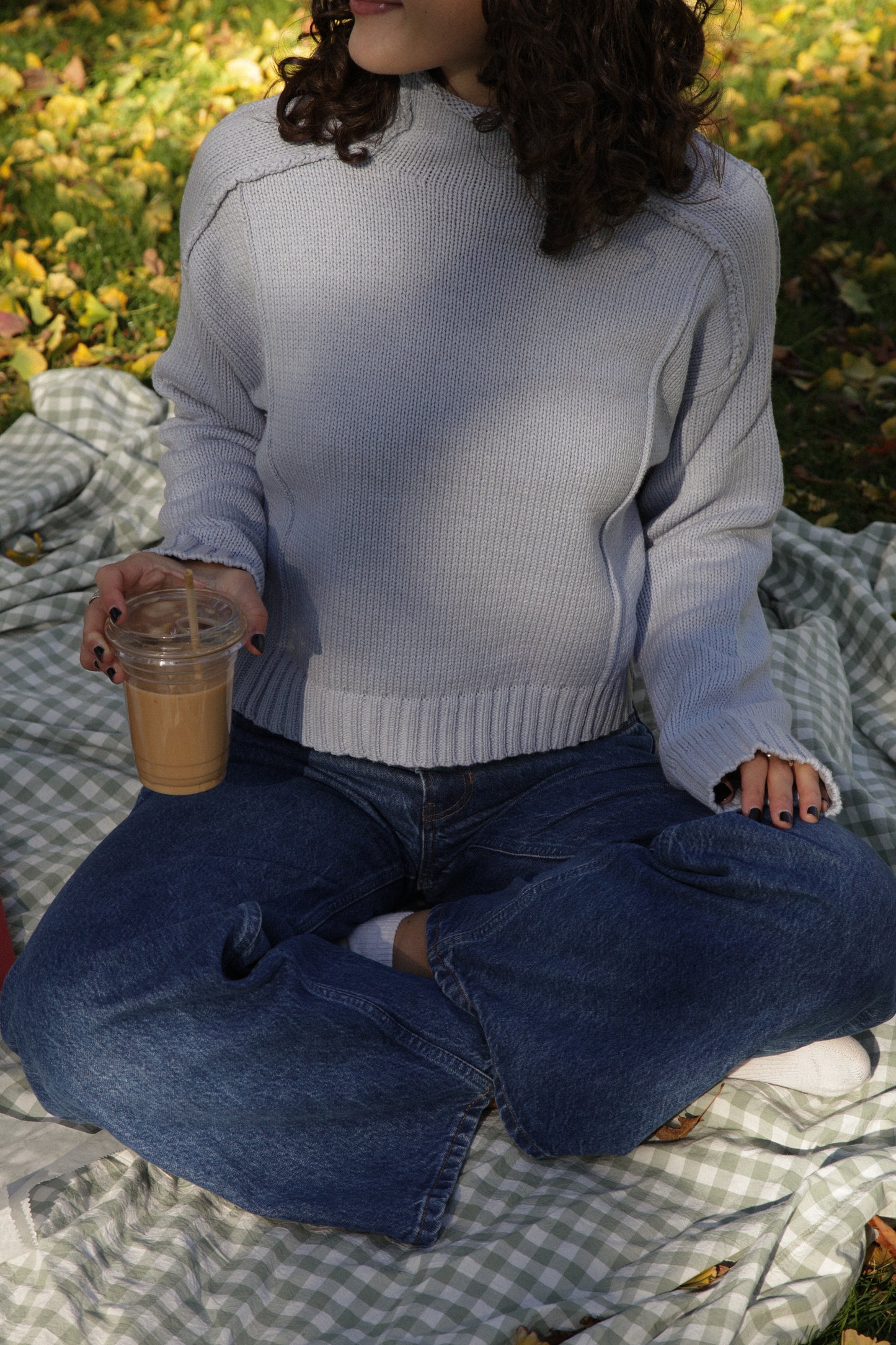 Earl Gray Mockneck Sweater