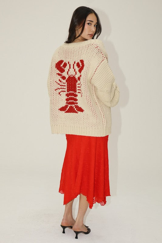 Red Lobster Cardigan