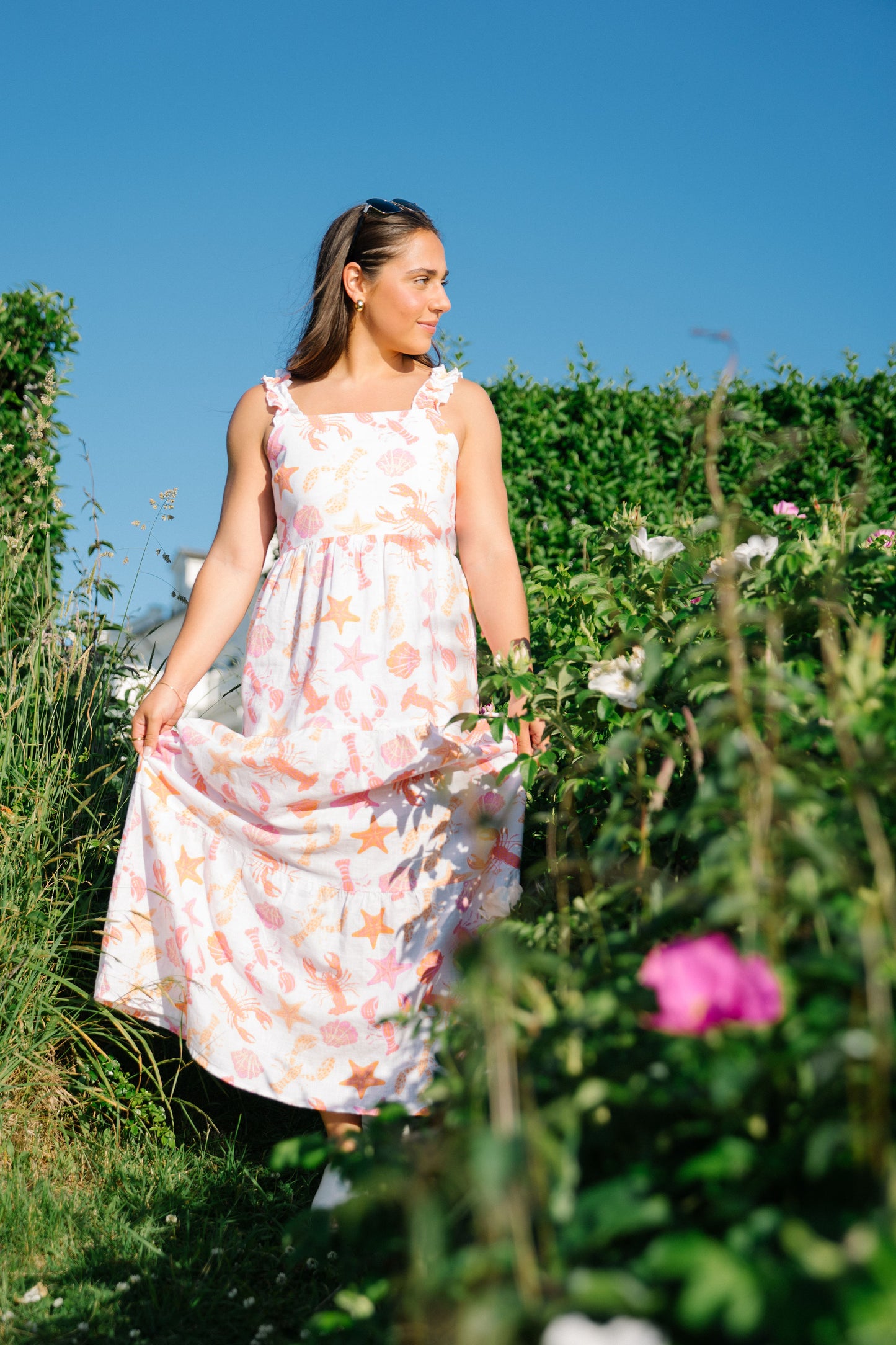 Coastal Coral Dress