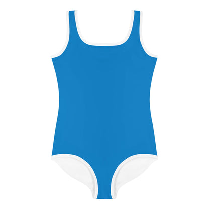 Fourth of July Block Color Kids One Piece Swim Suit