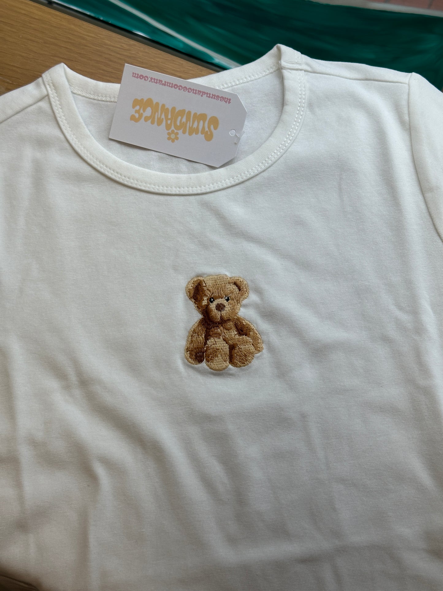 Teddy Bear Cotton Baby Tee