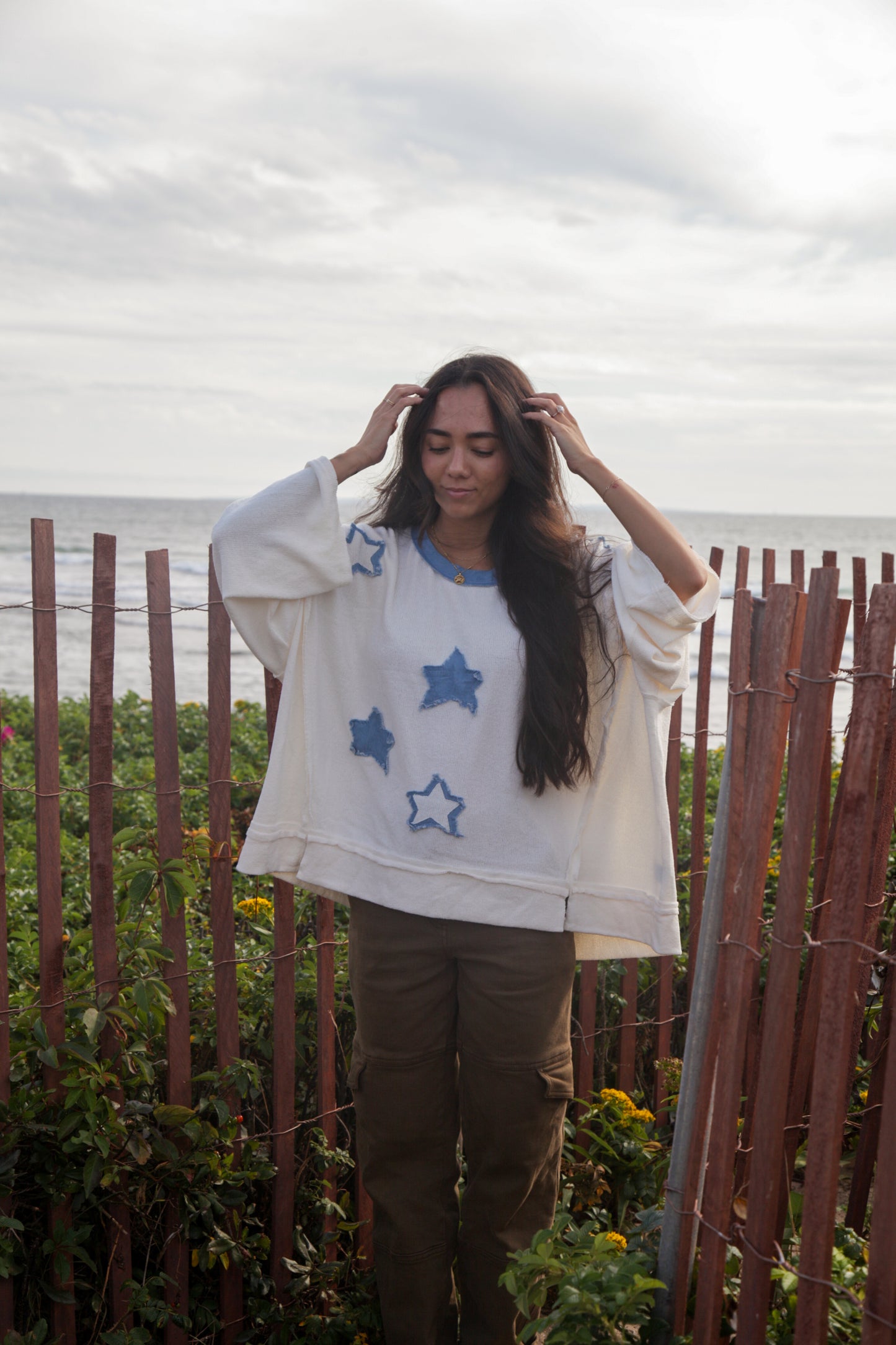 Star Patch Sweater