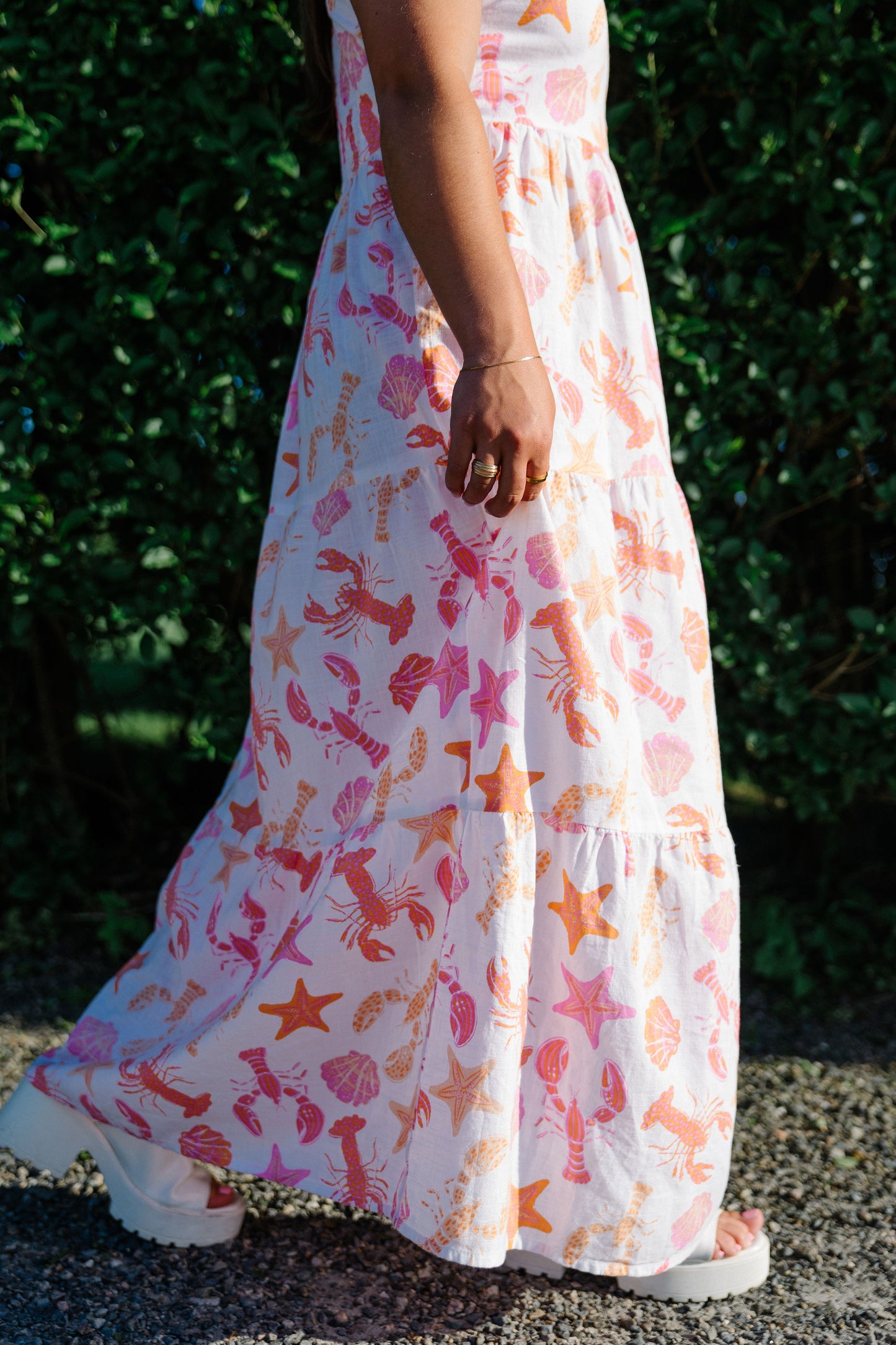 Coastal Coral Dress