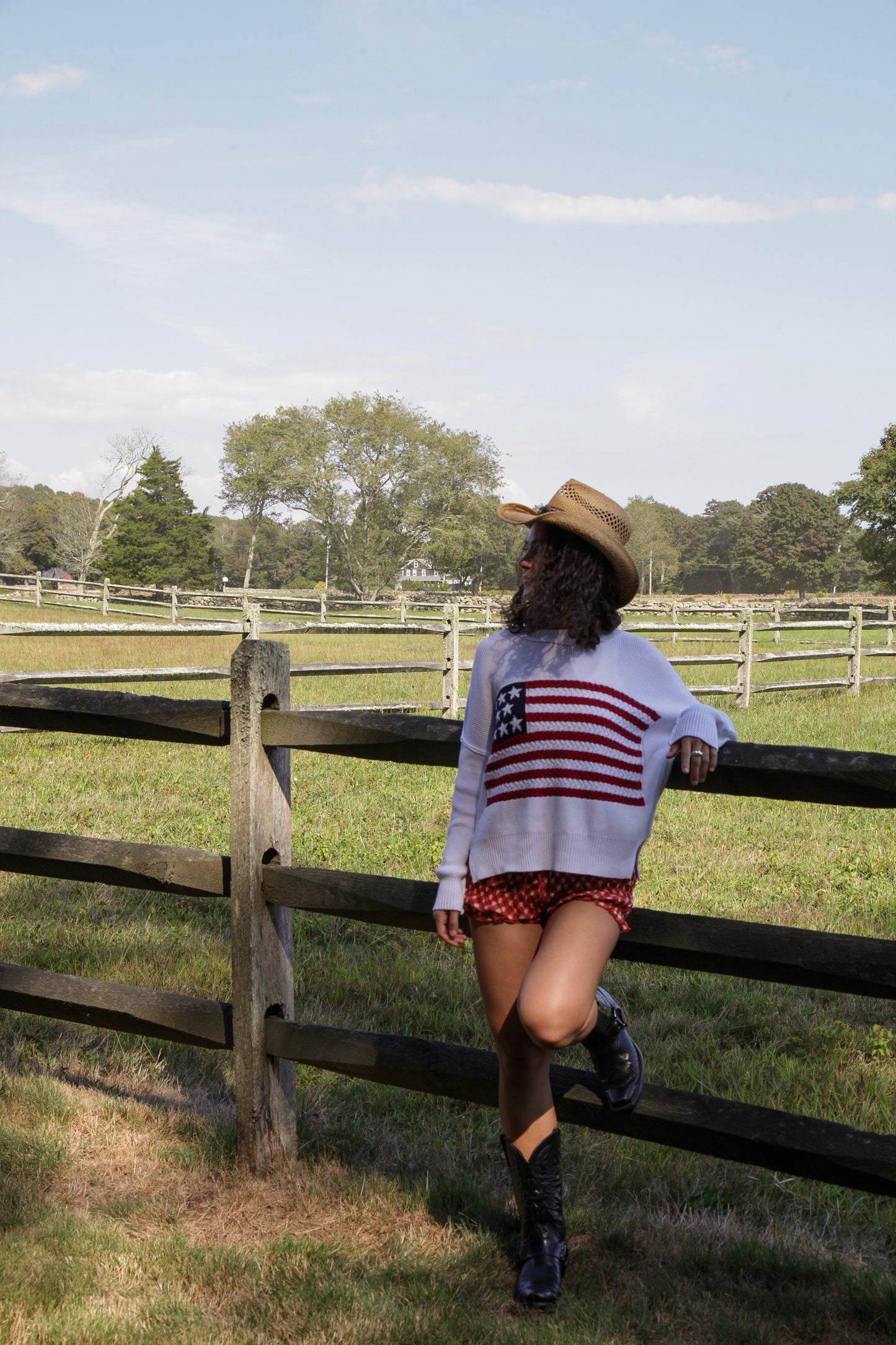 Freedom Flag Knit Sweater