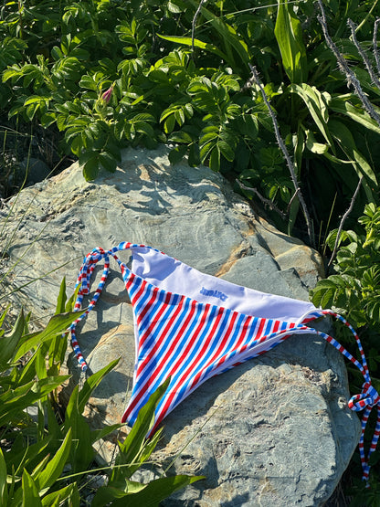 Fourth of July Striped Kini Bottom