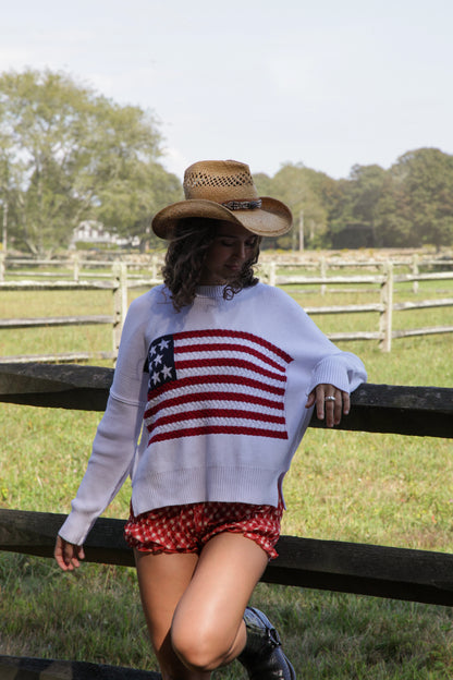 Freedom Flag Knit Sweater