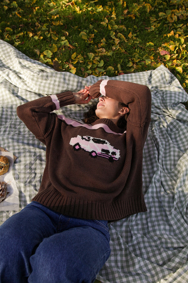 Vintage Auto Sweater