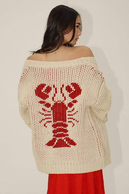 Red Lobster Cardigan