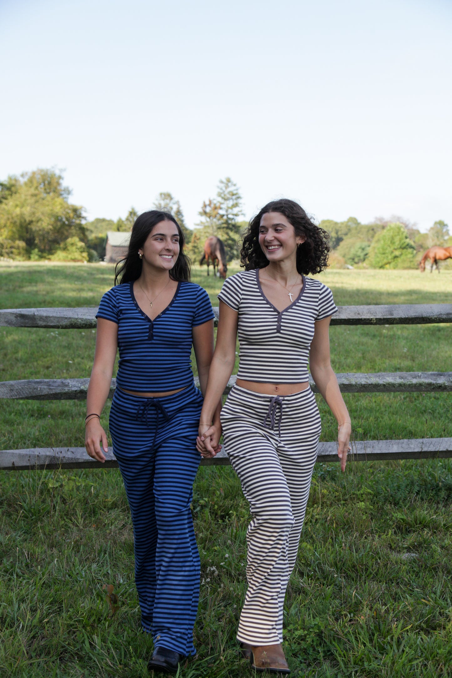 Hay Field Striped Top