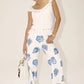 Blue Seashell Print Pants